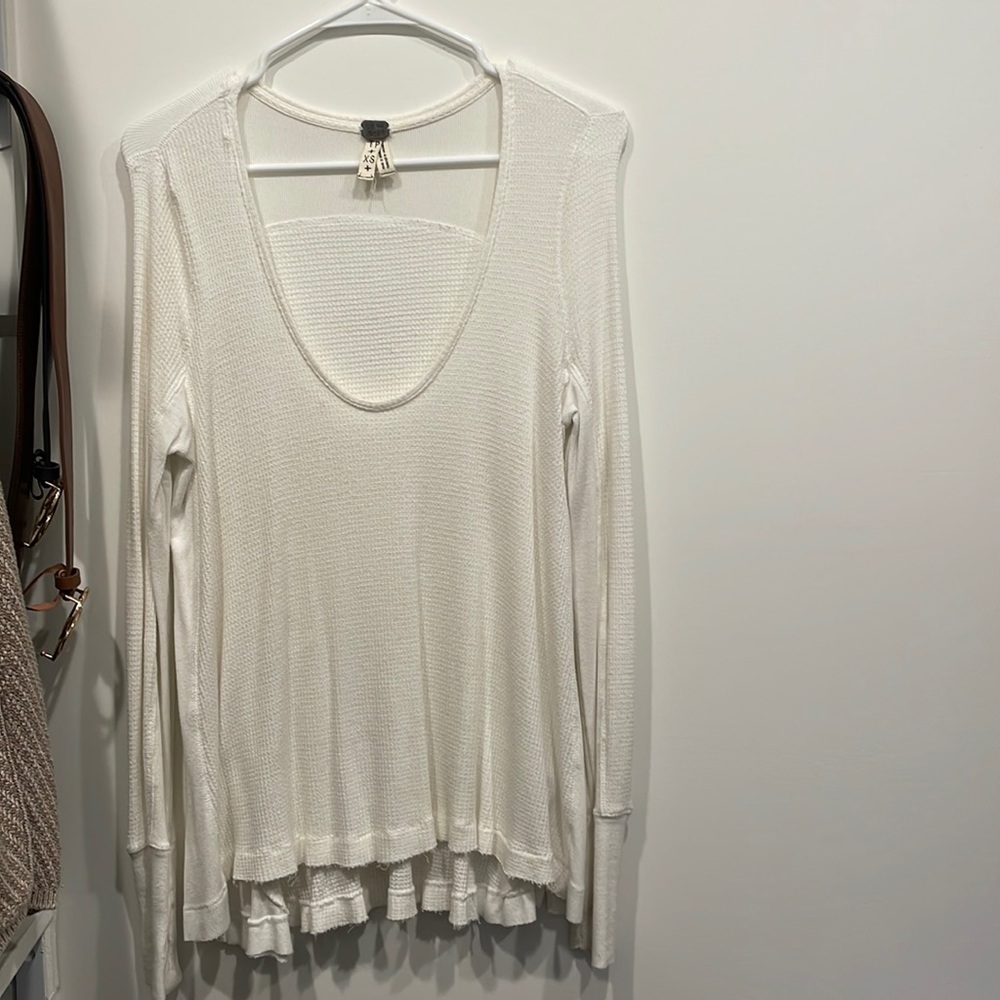 Free people thermal long sleeve shirt